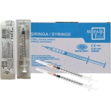 Allians 1 ml Enjektör 3 Parça Kahverengi 26 G / 13 mm 100 Adet Set