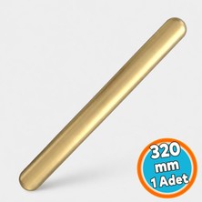 Nzb Çekmece Kulp 320 mm Soft Altın Düz Uzun Metal Dolap Gardırop Mutfak Banyo Kulbu Modern Tasarım