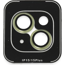 Bucuks Mey Ithalat®  iPhone 15 Pvd Metal Kamera Lens - Sarı