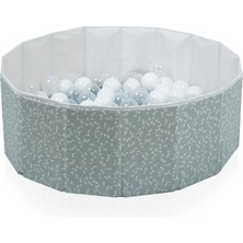 Babyjem Katlanabilir Bebek Top Havuzu Yeşil Çiçek