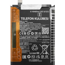 Telefon Kulübesi Xiaomi Redmi Note 12 Pro 4g Uyumlu Batarya Pil BN5E