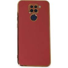 Bucuks Mey Ithalat®  Xiaomi Redmi Note 9 Kılıf Volet Silikon - Kırmızı