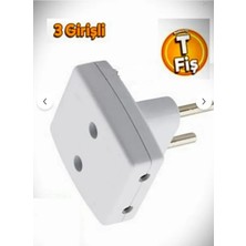 Kl Home T TİP 3lü  Tip Elektrik Priz Çoğaltıcı Fiş