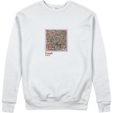 The Lucid Lab Reddit Place Sweatshirt - Beyaz
