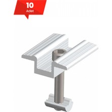 Matech Güneş Paneli Orta Tutucu (Civata + Somun) - 10 Adet