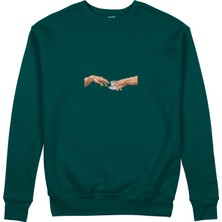 The Lucid Lab The Creation Of Turkish Coffee Sweatshirt - Koyu Yeşil