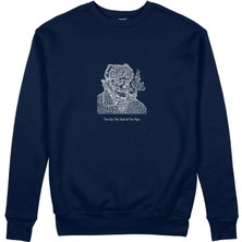 The Lucid Lab The Ear, The Skull & The Pipe Sweatshirt - Lacivert
