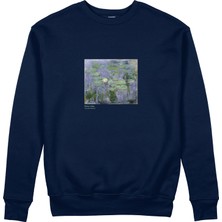 The Lucid Lab Water Lilies Sweatshirt - Lacivert