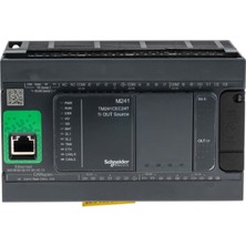 Schneider TM241CEC24T ,24VDC 14-Dijital Giriş/10-Pnp Çıkış Cpu Modül