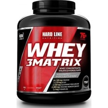Hardline Nutrition Hardline Whey 3 Matrix 2300 gr Muz Aromalı Yetişkinler İçin Yüksek Proteinli Toz Besin