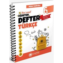 Çanta Yayınları 6. Sınıf Türkçe Okula Yardımcı Öğreten Defter 2025