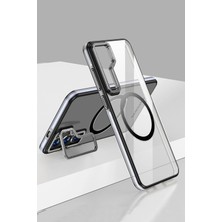 Bucuks Mey Ithalat®  Samsung Galaxy S24 Crystal Magsafe Kapak - Siyah