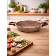 Emel 18 cm Granit Omlet Tavası (Bej)