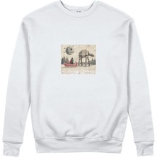 The Lucid Lab Star Wars Merry Sithmas Vintage Sweatshirt - Beyaz