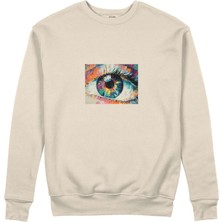 The Lucid Lab Eye Sweatshirt - Bej