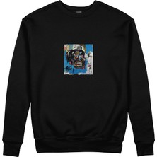 The Lucid Lab Untitled (1982) – Basquiat Sweatshirt - Siyah