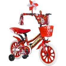 Tunca Baffy 15 Jant Vitessiz Erkek Çocuk Bisikleti 3 - 6 Yaş Kırmızı Renkli Eğlenceli Tasarım