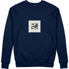 The Lucid Lab Vinyl Dreams Sweatshirt - Lacivert