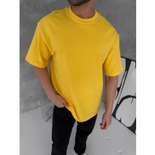 Bergibo Oversıze Özel Dikim Tek Renk Tişört - Manken Üst Düzey Spor Tişört