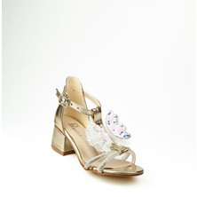 Minican 750 Altın Kız Çocuk Abiye Ayakabı