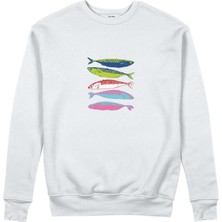 The Lucid Lab Warhol’s Sardines Sweatshirt - Beyaz