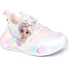 Pepino 2230 Kız Çocuk Pudra Işıklı Spor Ayakkabı