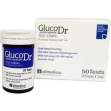 Allians Şeker Ölçüm Aleti Stribi, 2 Kutu, 100 Adet, Güvenilir ve Kullanışlı