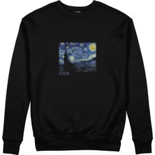 The Lucid Lab The Starry Night Sweatshirt - Siyah