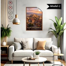 Akıllı Kağıt Türkiye Iller Tablo - Poster Kahramanmaraş (Model-2)