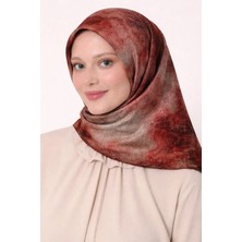 Levidor Tensel Eşarp Batik Desen Bordo