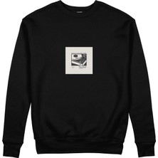 The Lucid Lab Vinyl Dreams Sweatshirt - Siyah