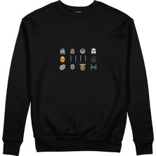 The Lucid Lab Star Wars Icons Sweatshirt - Siyah