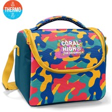 Coral High Renkli Kamuflaj Desenli Thermo Beslenme Çantası 37132
