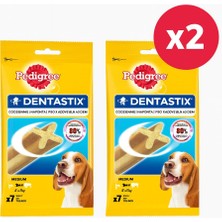 Pedigree Dentastix Medium Köpek Ödülü 7\\\'li 180 gr  2 Adet