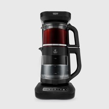 Karaca Çaysever Robotea Pro Connect 4 in 1 Konuşan Cam Çay Makinesi Graphite