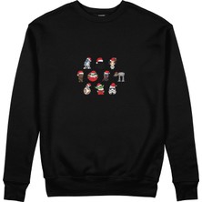 The Lucid Lab Star Wars Christmas Icons Sweatshirt - Siyah