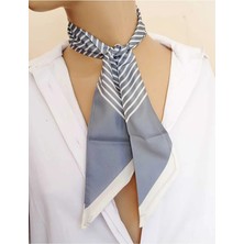 Sinem Şanlı Atelier Yeni Desenli Modern Şık Saten Fular Renk Model Seçenekleri