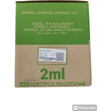 Allians 2 cc ml Düz Uç Dental Enjektör Gri 27 G 40 Mm, 220 Lü Kutu