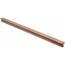 Nzb Çekmece Kulp Modern Metal Dolap Kulbu Mutfak Banyo Gardırop Çizgili Bronz 512 mm 51.2 cm