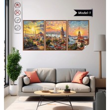 Akıllı Kağıt Türkiye Iller Tablo - Poster Istanbul  (Model- 1)