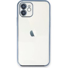 Royal Cover iPhone 11 Korumalı Parlak Silikon Kılıf Rcv/razer Lens - Mavi