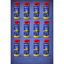 Sibax Multi Çok Amaçlı Sprey Yağlayıcı Pas Sökücü 400 ml 12'li Akıllı Kaybolmayan Pipet Başlık