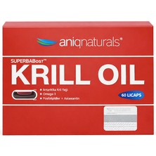 Aniqnaturals Superba Boost Krill Oil 60 Licaps Yüksek Emilimli Krill Yağı Takviye Edici Gıda