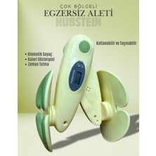 Hubstein Iç Bacak Egzersiz Aleti Kegel Pelvik Kas Cihazı Kalça Kol Sıkılaştırıcı Sayaçlı Kalori Ölçer Sarı