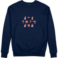 The Lucid Lab Star Wars Christmas Icons Sweatshirt - Lacivert