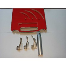 Allians Pediatrik Laringaskop Seti, Eğri Blade, No:00-0-1, Profesyonel Kullanım