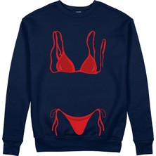 The Lucid Lab Red Bikini Sweatshirt - Lacivert