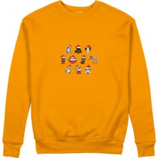 The Lucid Lab Star Wars Christmas Icons Sweatshirt - Turuncu