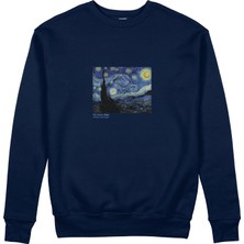 The Lucid Lab The Starry Night Sweatshirt - Lacivert