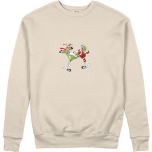 The Lucid Lab Tipsy Santa Sweatshirt - Bej